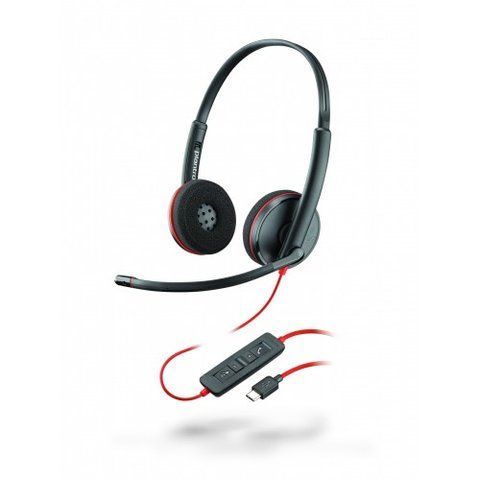 Plantronics BlackWire C3220-C (209749-201) - проводная гарнитура (стерео, USB-C) 2506 фото