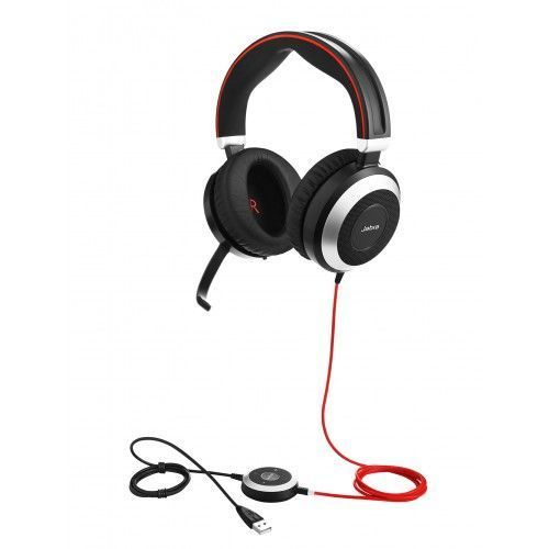 Jabra Evolve 80 MS Stereo (7899-823-109) проводная USB стереогарнитура, Microsoft Lync 22502 фото