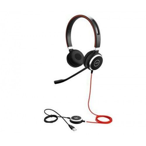 Jabra Evolve 40 UC Stereo (6399-823-109), профессиональная проводная стерео гарнитура 22405 фото