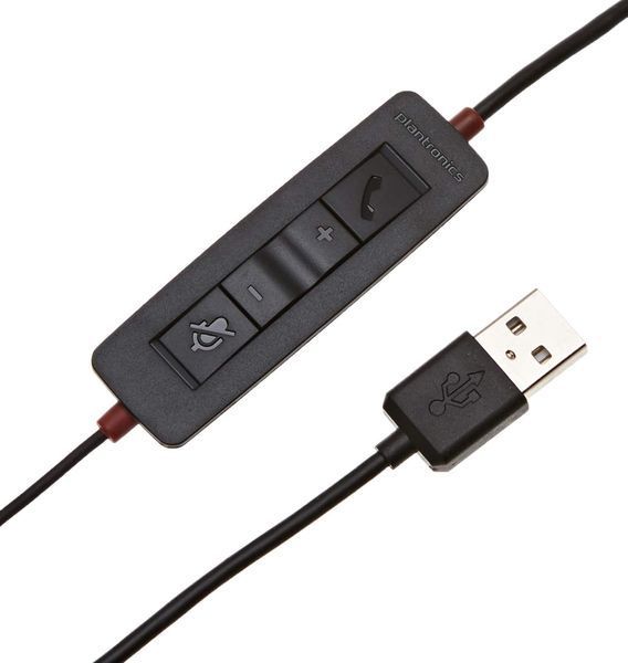 POLY BlackWire C3220 USB-A Black (77R32A6) - проводная гарнитура  22531 фото