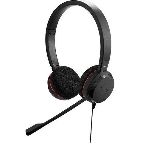 Jabra Evolve 20 UC Stereo USB-С дротова стерео гарнитура 220216 фото