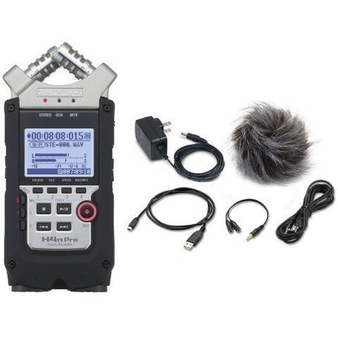 Zoom H4n Pro + APH4nPro Black SET Цифровой диктофон 7184 фото