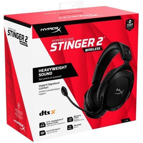 HyperX Cloud Stinger 2 USB/WL Black, игровая гарнитура 2674 фото