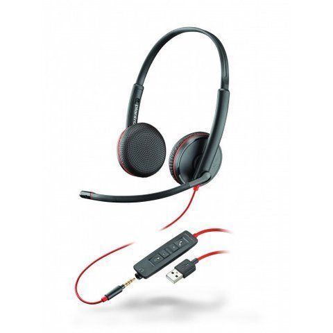 Plantronics BlackWire C3225 USB-C HS Stereo Black (8X229A6) 2296 фото