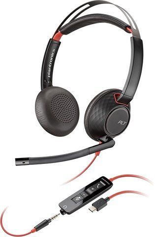 Poly Blackwire C5220 (8X231AA) &mdash; Гарнитура проводная, 2 динамика, USB-A + Jack 3.5 мм, WW 24458631 фото