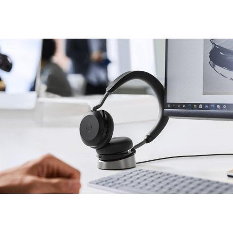 Jabra EVOLVE2 75 MS Stereo USB-A + База Black (27599-999-989) 2512 фото